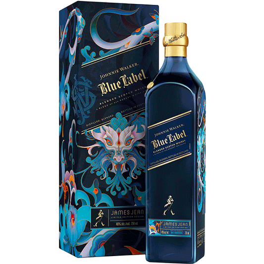 Johnnie Walker Limited Edition Design Blue Label James Jean Dragon Blended Scotch Whiskey 750ml