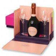 Laurent Perrier Cuvee Rose Brut with 2 Flutes 750ml