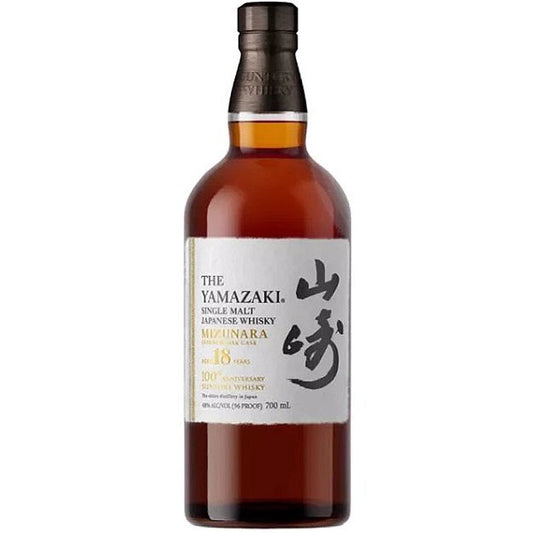 Suntory Yamazaki 100th Anniversary Mizunara 18 Year Old Single Malt Japanese Whisky 700ml