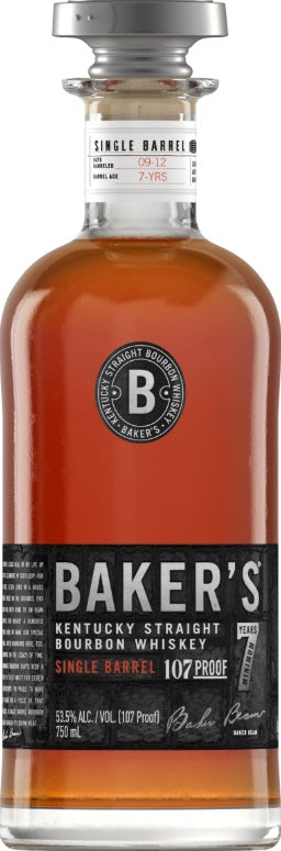 Baker's Single Barrel 7 Year Old Kentucky Straight Bourbon Whiskey 750ml