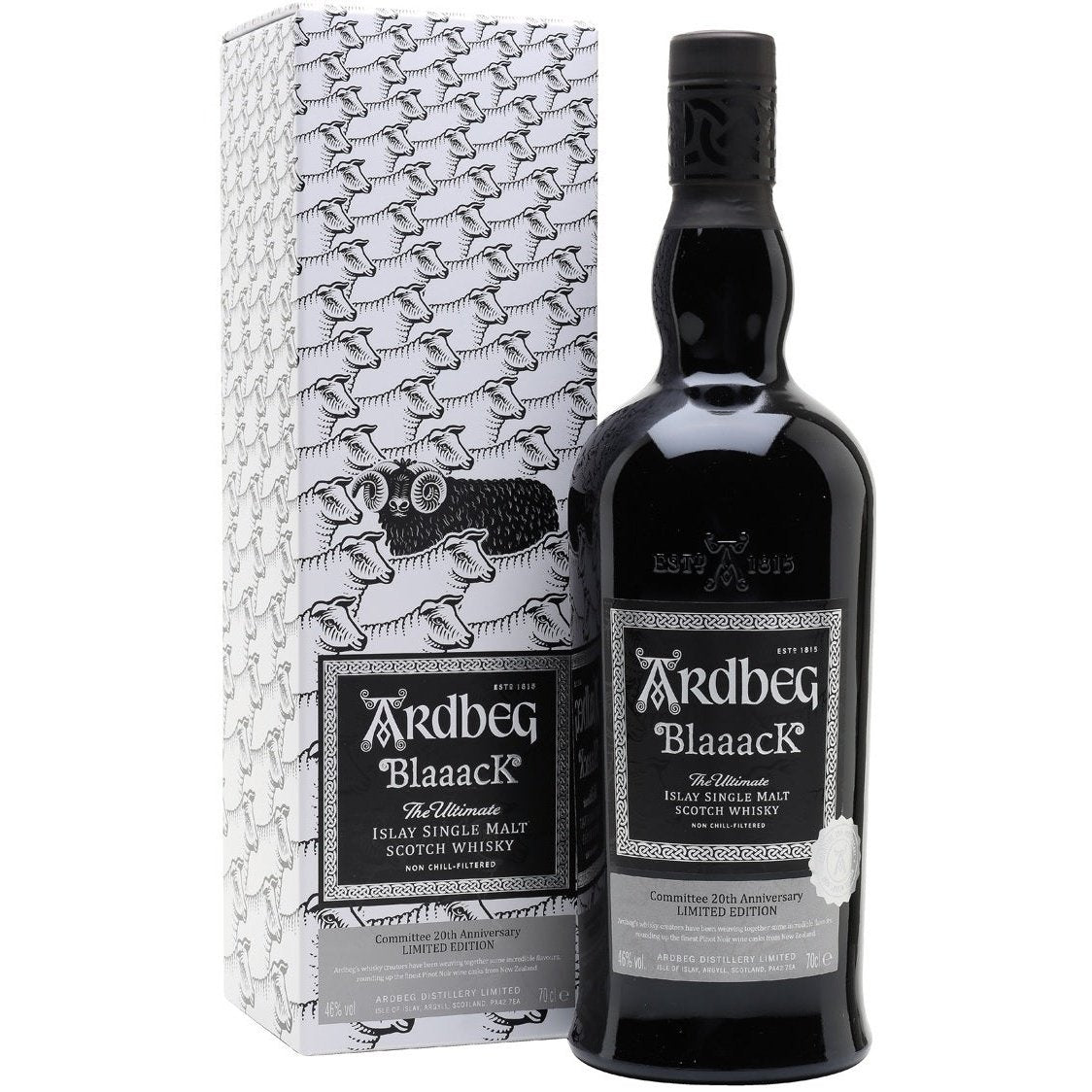 Ardbeg Distillery Blaaack The Ultimate Islay Single Malt Scotch Whiskey 750ml