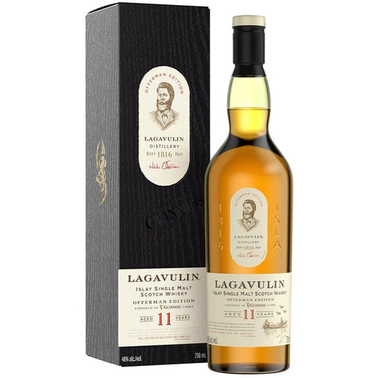 Lagavulin 11 Year Old Islay Single Malt Scotch Whisky Nick Offerman Guinness Cask Finish 750ml