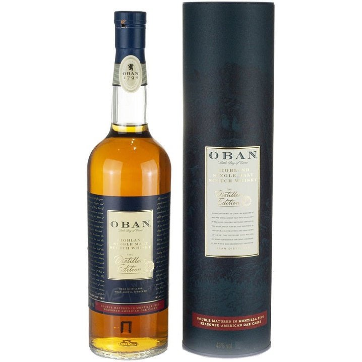 Oban Distillers Edition Double Matured In Montilla Fino Seasoned American Oak Casks Single Malt Scotch Whisky 750ml