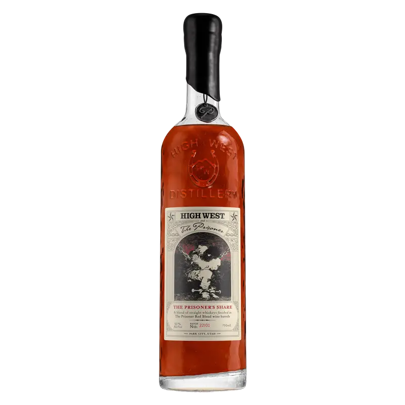 High West Whiskey The Prisoner's Share 102 Proof 750ml