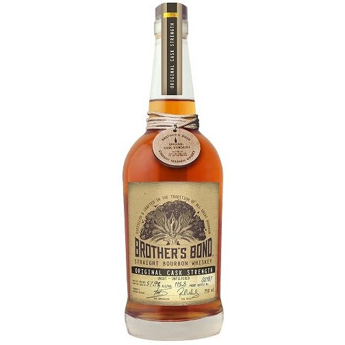 Brother's Bond Straight Bourbon Whiskey Original Cask Strength 750ml