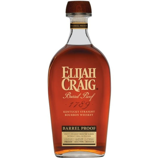 Elijah Craig Barrel Proof Kentucky Straight Bourbon Whiskey C921 120.2 Proof 750ml