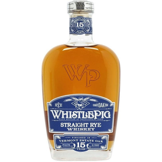 WhistlePig 15 Year Old Straight Rye Whiskey 750ml