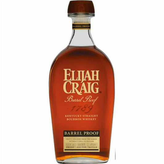 Elijah Craig Barrel Proof Kentucky Straight Bourbon Whiskey A122 124.4 Proof 750ml