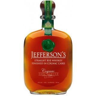 Jefferson's Straight Rye Whiskey Finished In Cognac Casks 750ml