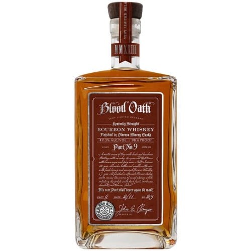 Blood Oath Pact No.9 Kentucky Straight Bourbon Whiskey 750ml