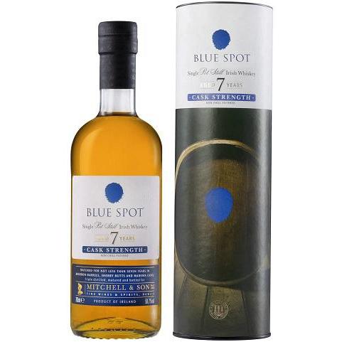 Blue Spot Single Pot Still Irish Whiskey Cask Strength 7 Year Old 750ml