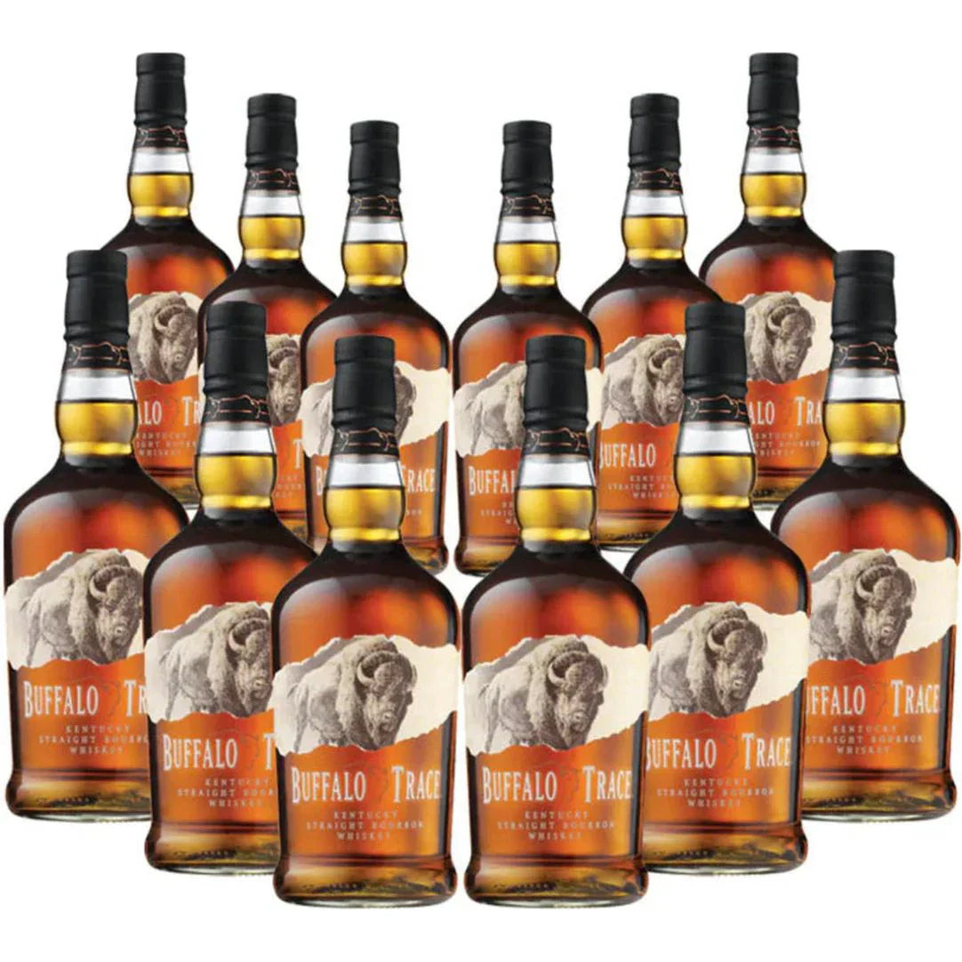 BUFFALO TRACE KENTUCKY STRAIGHT BOURBON WHISKEY FULL CASE OF 12