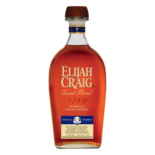 Elijah Craig Straight Bourbon Toasted Barrel Ryder Cup Limited Edition 8 Yr 750ml